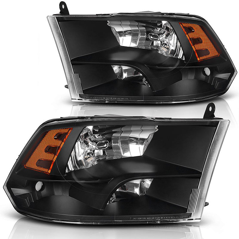 Faros delanteros negros para Dodge Ram 2009-2018 