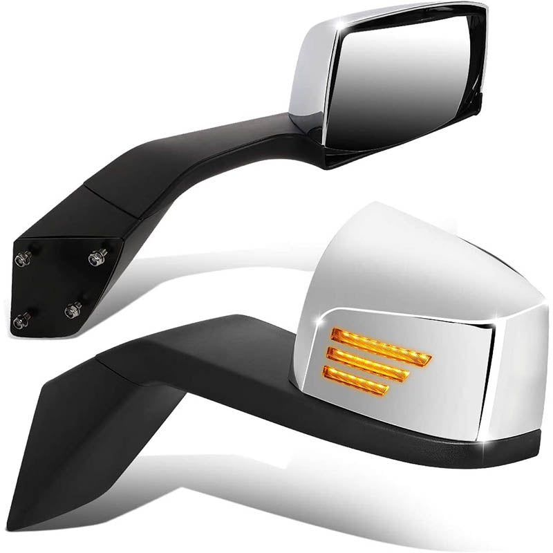 2004-2018 Volvo VN LED Turn Signal Aftermarket Hood Mirrors