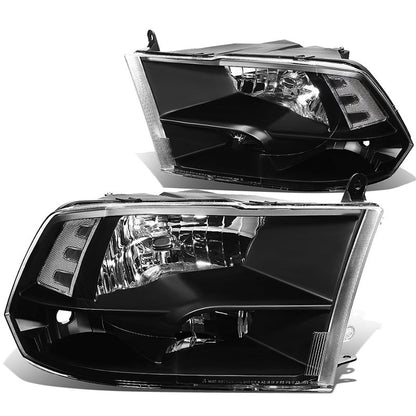 2009-2018 Dodge Ram Black Aftermarket Headlights