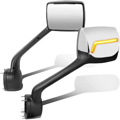 2011-2021 Kenworth T680 LED Turn Signal Aftermarket Hood Mirrors