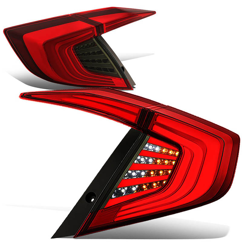 2016-2021 Honda Civic Smoked LED Aftermarket Tail Lights