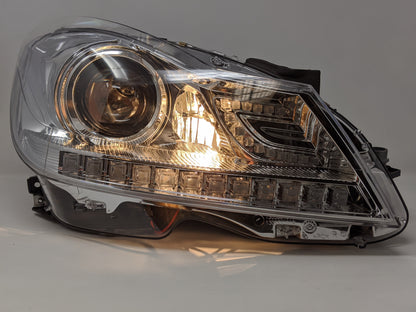 2012-2014 Mercedes W204 LED DRL Aftermarket Headlights