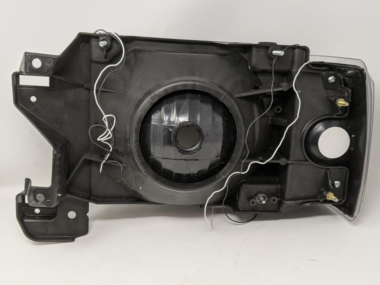 Faros delanteros LED DRL negros para Ford F150 1987-1991 