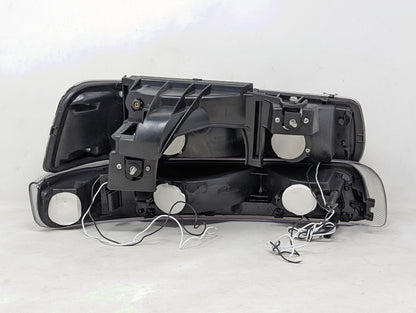 Faros delanteros ahumados LED para Chevy Silverado 1999-2002 