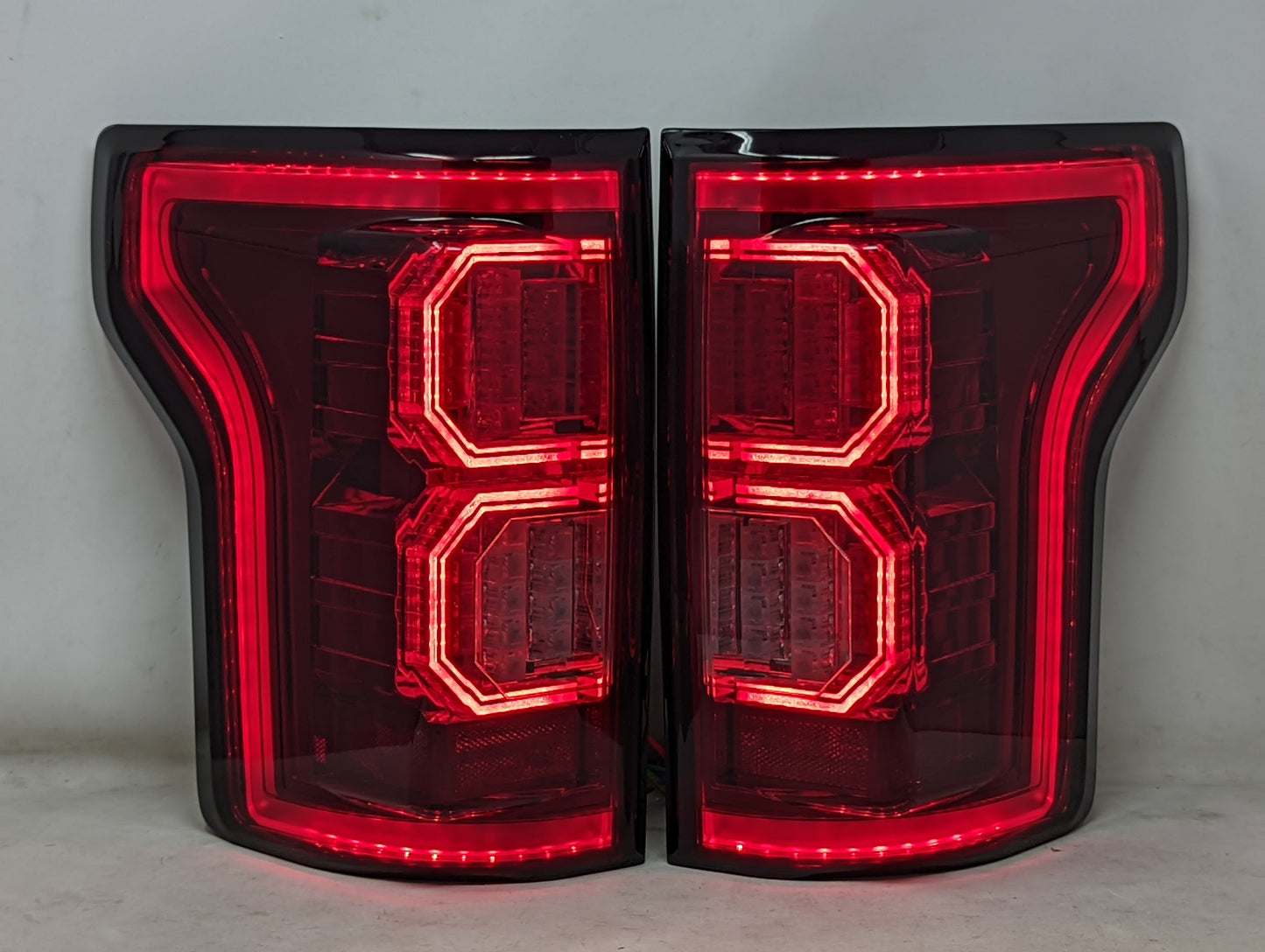 2015-2017 Ford F150 Smoked Aftermarket LED Tail Lights